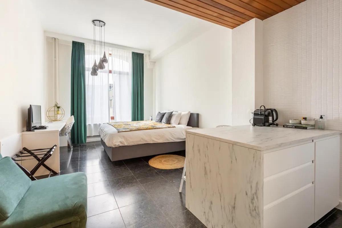 Riverview Studio In Historical Heart Of Amberes Exterior foto